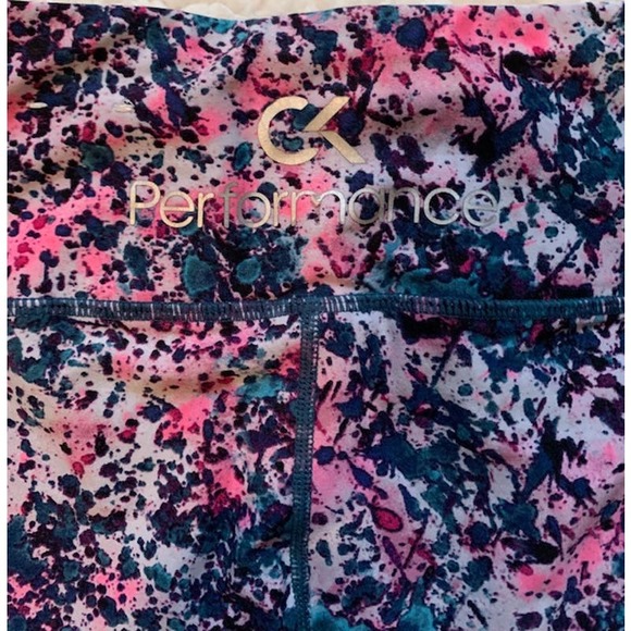 Calvin Klein Performance Women's Printed Crop Leggings Size MEDIUM - Picture 3 of 4